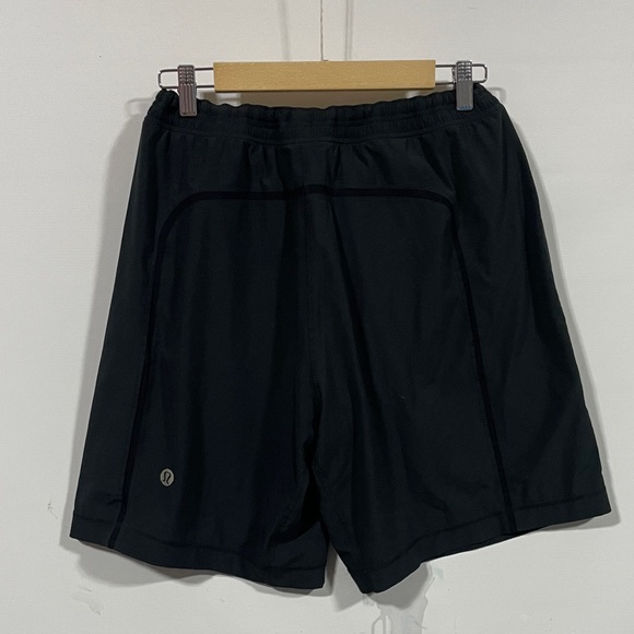 lululemon athletica Black Athletic Shorts with Red Drawcord - Picture 3 of 3